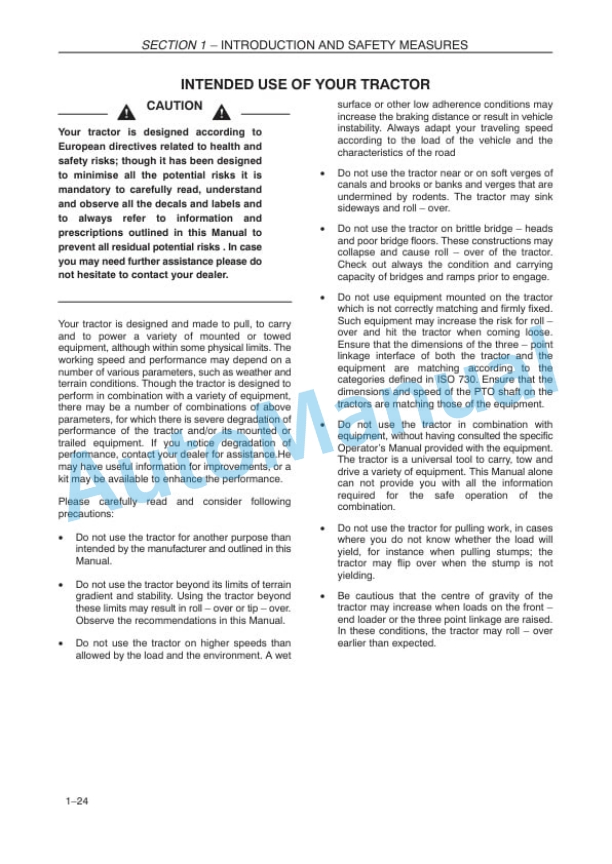 New Holland TD3.50 Tractor Operation and Maintenance Manual 47376814 2 New Holland TD3.50 Tractor Operation and Maintenance Manual 47376814-2