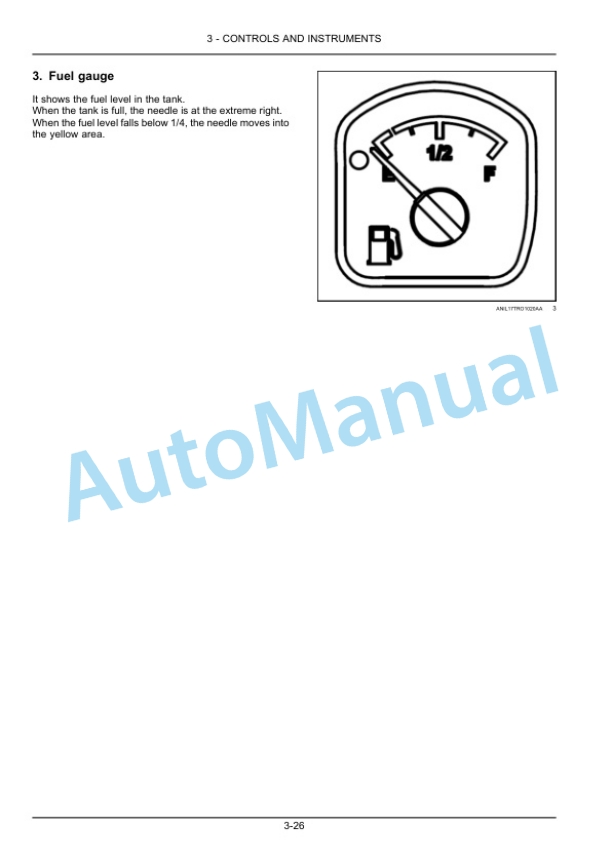 New Holland TD3.50 Tractor Operation and Maintenance Manual 48153455 3 New Holland TD3.50 Tractor Operation and Maintenance Manual 48153455 - Image 3