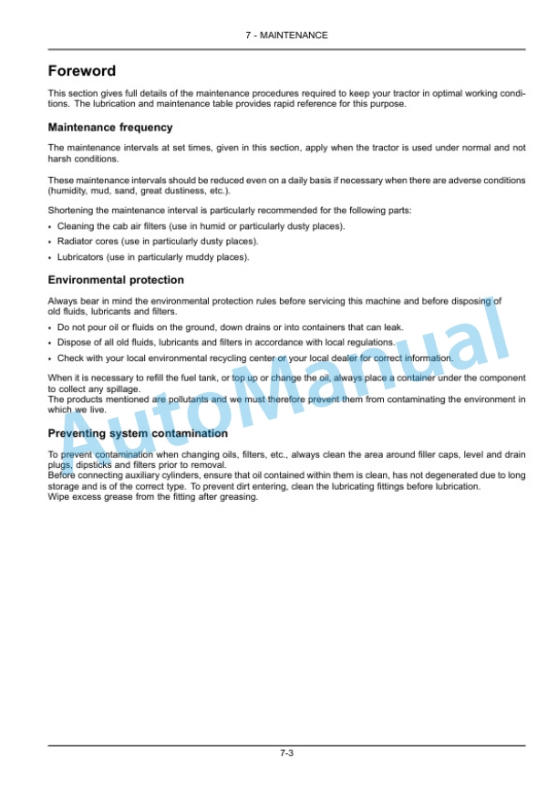 New Holland TD3.50 Tractor Operation and Maintenance Manual 48153455 4 New Holland TD3.50 Tractor Operation and Maintenance Manual 48153455 - Image 4