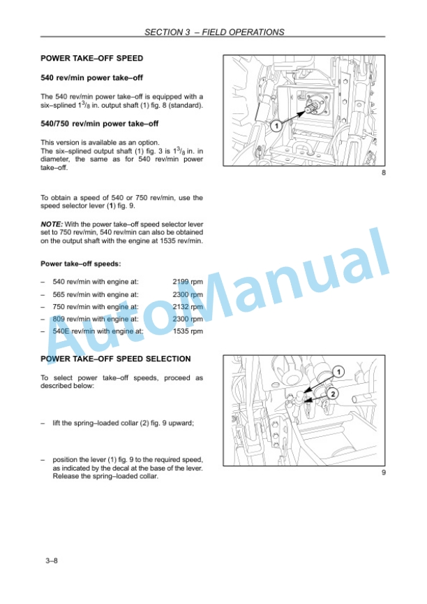 New Holland TD4020F, TD4030F, TD4040F Tractor Operation and Maintenance Manual 47924706 3 New Holland TD4020F, TD4030F, TD4040F Tractor Operation and Maintenance Manual 47924706 - Image 3