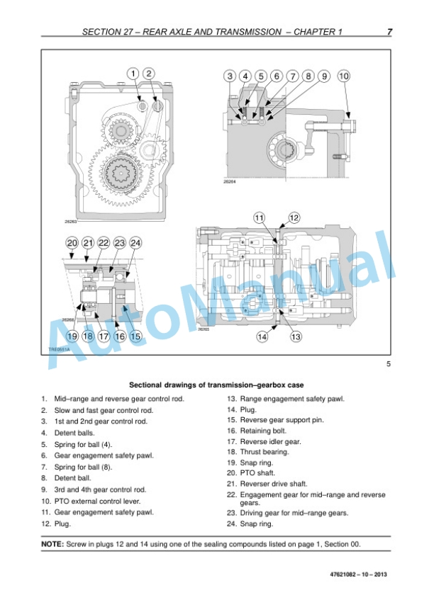 New Holland TD4020F, TD4030F, TD4040F Tractor Service Manual 47621082 3 New Holland TD4020F, TD4030F, TD4040F Tractor Service Manual 47621082 - Image 3