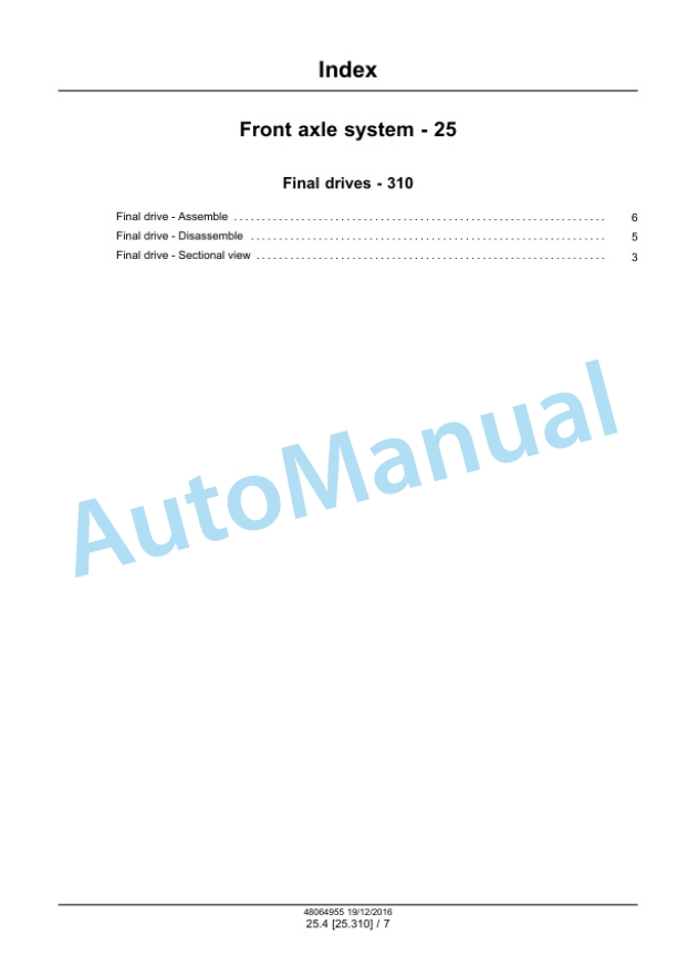 New Holland TD4020F, TD4030F, TD4040F Tractor Service Manual 48064955 3 New Holland TD4020F, TD4030F, TD4040F Tractor Service Manual 48064955 - Image 3
