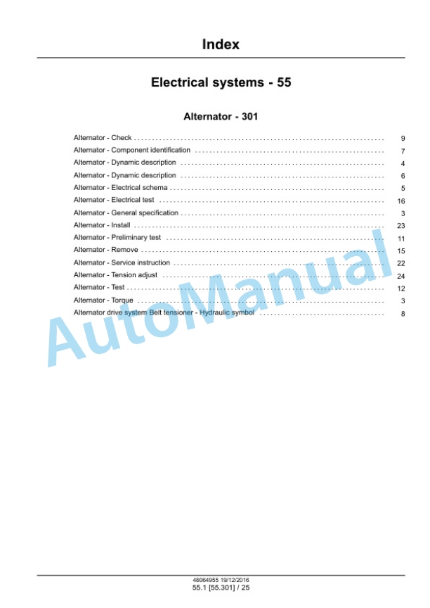 New Holland TD4020F, TD4030F, TD4040F Tractor Service Manual 48064955 5 New Holland TD4020F, TD4030F, TD4040F Tractor Service Manual 48064955 - Image 5