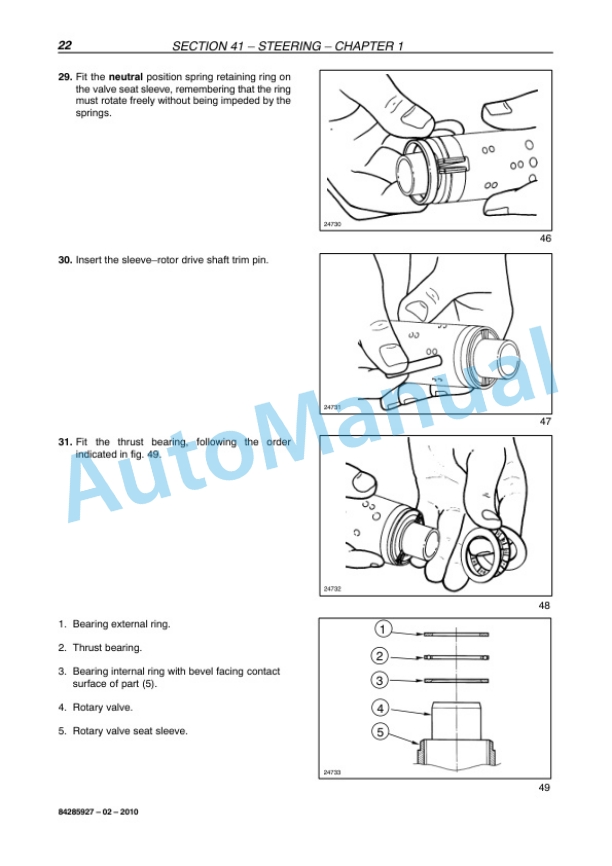 New Holland TD4020F, TD4030F, TD4040F Tractor Service Manual 84285927 5 New Holland TD4020F, TD4030F, TD4040F Tractor Service Manual 84285927 - Image 5