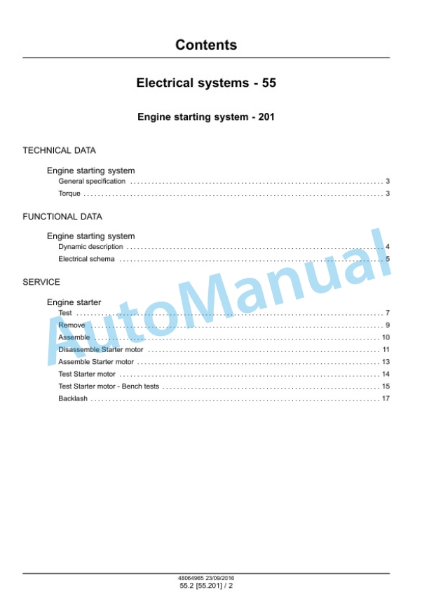New Holland TD4040F Tractor Service Manual 48064965 5 New Holland TD4040F Tractor Service Manual 48064965 - Image 5