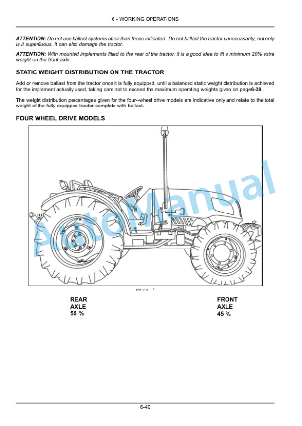 New Holland TD4.70F, TD4.80F, TD4.90F Tractor Operation and Maintenance Manual 47918139 4 New Holland TD4.70F, TD4.80F, TD4.90F Tractor Operation and Maintenance Manual 47918139 - Image 4