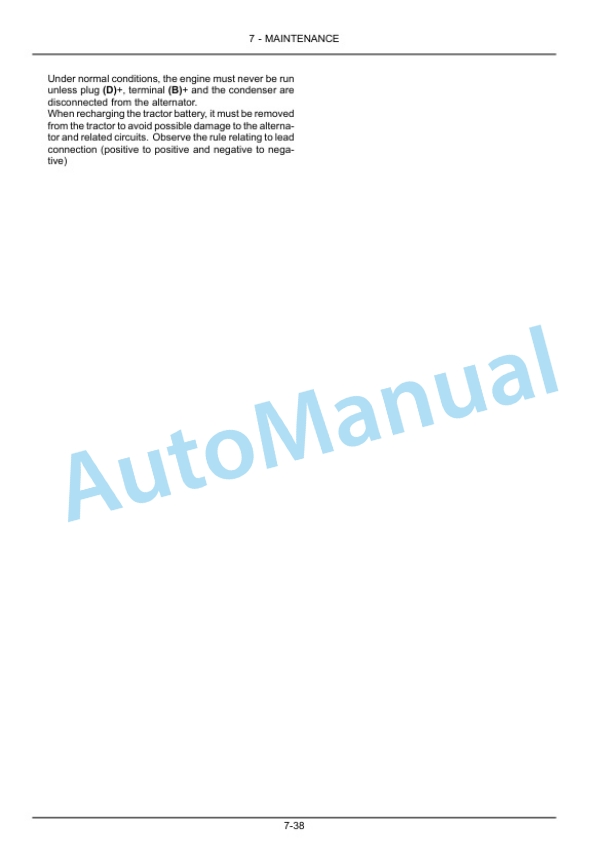 New Holland TD4.90F Tractor Operation and Maintenance Manual 47918153 5 New Holland TD4.90F Tractor Operation and Maintenance Manual 47918153 - Image 5