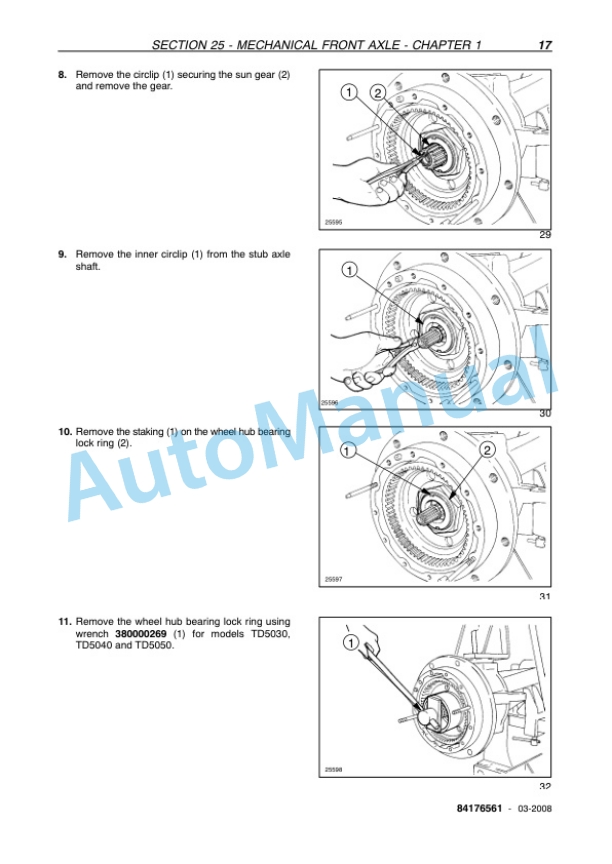 New Holland TD5010, TD5020, TD5030, TD5040, TD5050 Tractor Service Manual 84176561 3 New Holland TD5010, TD5020, TD5030, TD5040, TD5050 Tractor Service Manual 84176561-3