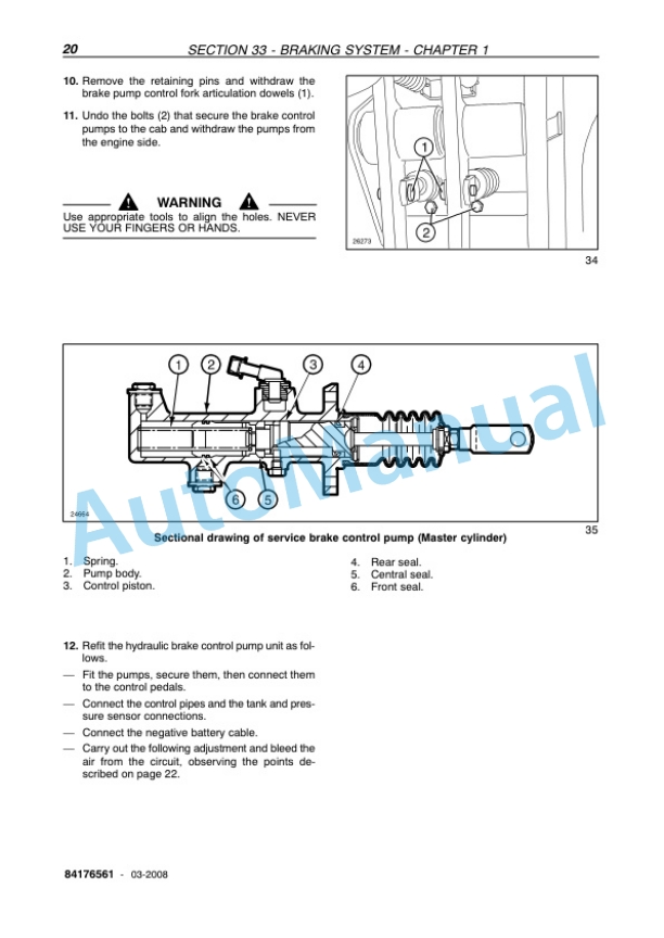 New Holland TD5010, TD5020, TD5030, TD5040, TD5050 Tractor Service Manual 84176561 4 New Holland TD5010, TD5020, TD5030, TD5040, TD5050 Tractor Service Manual 84176561-4