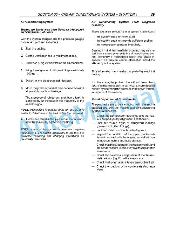 New Holland TD5030, TD5040, TD5050 Tractor Service Manual 84221704 5 New Holland TD5030, TD5040, TD5050 Tractor Service Manual 84221704 - Image 5