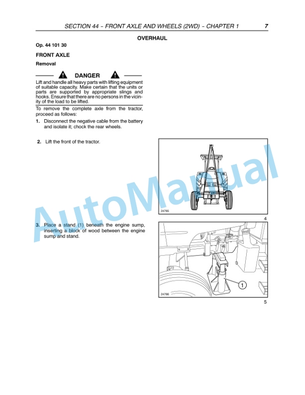 New Holland TD5030, TD5040, TD5050 Tractor Service Manual 84221707 2 New Holland TD5030, TD5040, TD5050 Tractor Service Manual 84221707-2