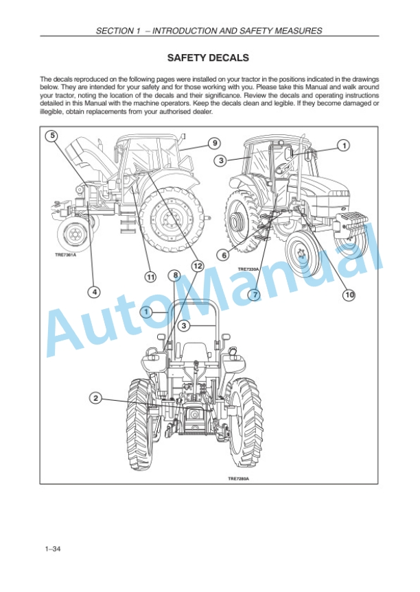 New Holland TD5050 HC Tractor Operation and Maintenance Manual 47376863 2 New Holland TD5050 HC Tractor Operation and Maintenance Manual 47376863-2