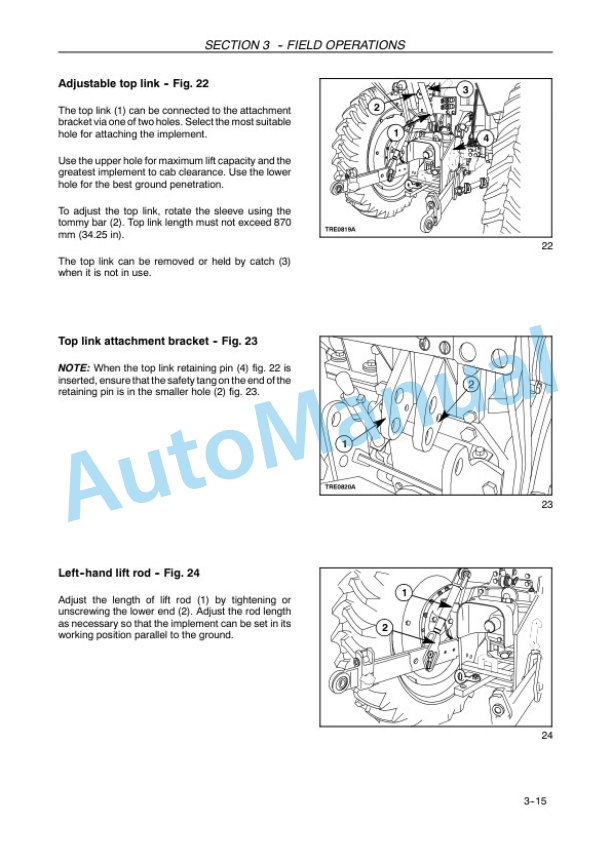 New Holland TD5050 HC Tractor Operation and Maintenance Manual 84154414 3 New Holland TD5050 HC Tractor Operation and Maintenance Manual 84154414 - Image 3