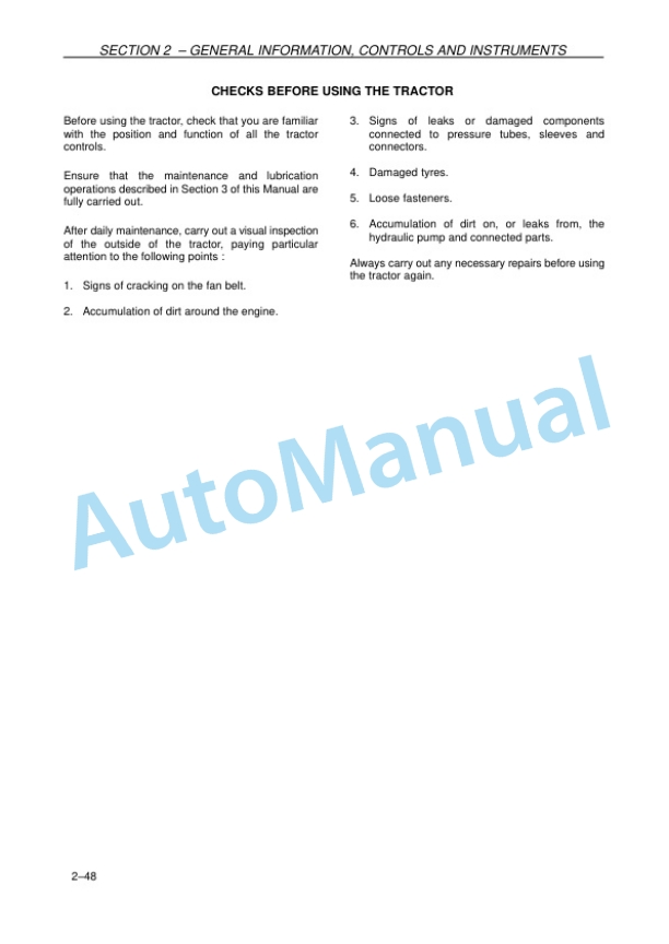 New Holland TD5.65, TD5.75, TD5.80, TD5.90, TD5.100, TD5.110 Tractor Operation and Maintenance Manual 84530242 3 New Holland TD5.65, TD5.75, TD5.80, TD5.90, TD5.100, TD5.110 Tractor Operation and Maintenance Manual 84530242 - Image 3