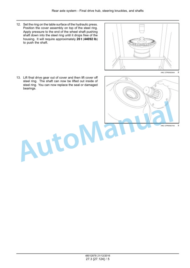 New Holland TD5.65, TD5.75, TD5.80, TD5.90, TD5.100, TD5.110 Tractor Service Manual 48012878 3 New Holland TD5.65, TD5.75, TD5.80, TD5.90, TD5.100, TD5.110 Tractor Service Manual 48012878 - Image 3