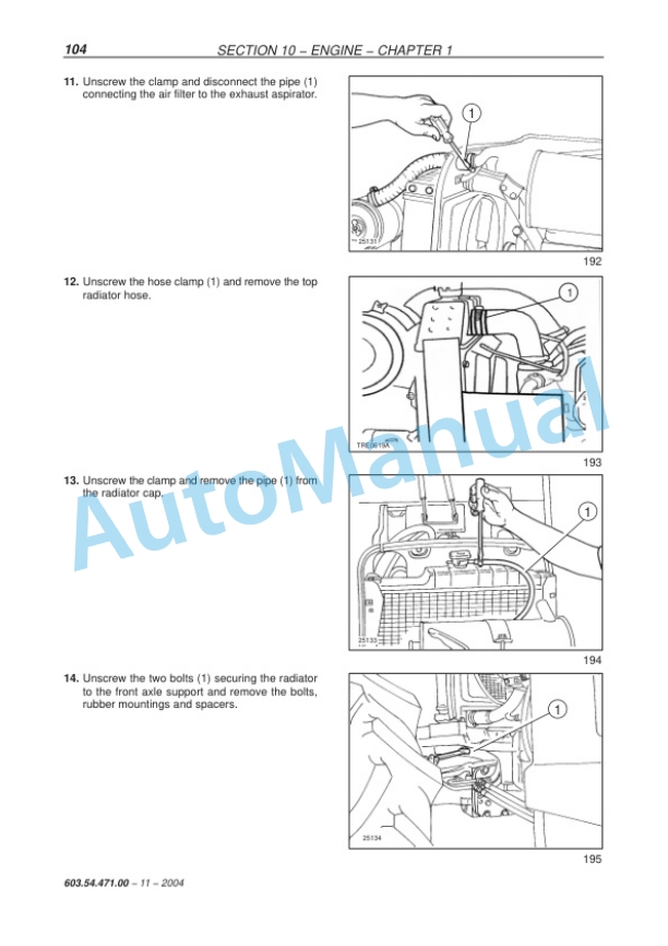 New Holland TD60D, TD70D, TD80D, TD90D, TD95D Tractor Repair Manual 6035447100 2 New Holland TD60D, TD70D, TD80D, TD90D, TD95D Tractor Repair Manual 6035447100-2