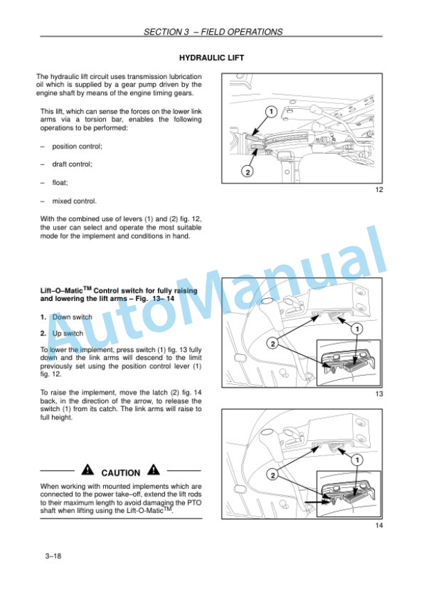 New Holland TD65F, TD75F, TD85F Tractor Operation and Maintenance Manual 47518904 3 New Holland TD65F, TD75F, TD85F Tractor Operation and Maintenance Manual 47518904 - Image 3