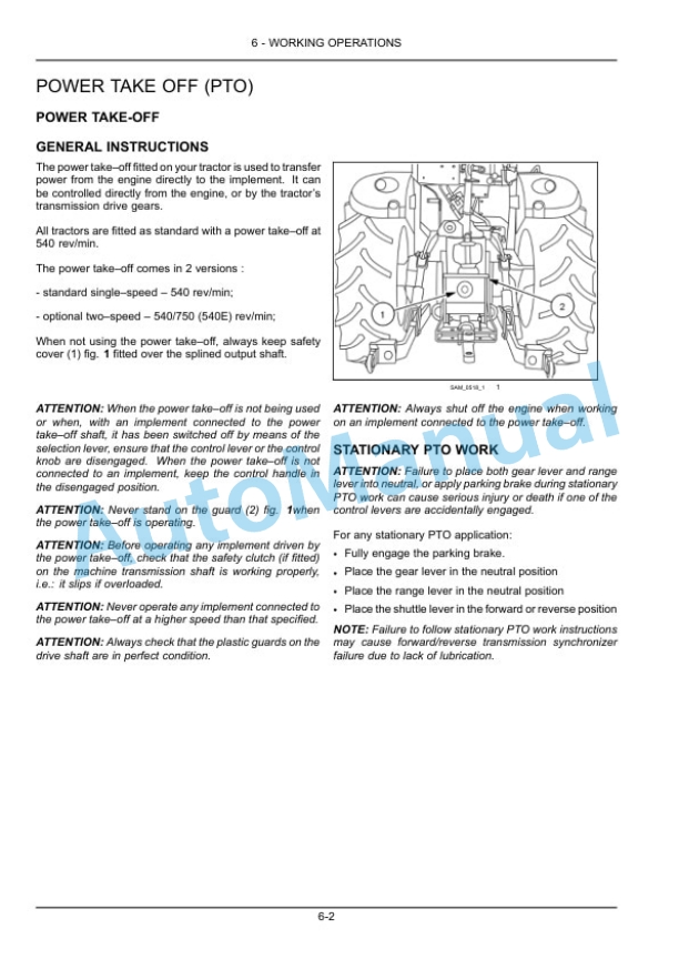 New Holland TD65F, TD75F, TD85F Tractor Operation and Maintenance Manual 47918158 3 New Holland TD65F, TD75F, TD85F Tractor Operation and Maintenance Manual 47918158 - Image 3