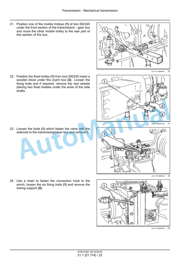 New Holland TD65F, TD75F, TD85F Tractor Service Manual 47913163 2 New Holland TD65F, TD75F, TD85F Tractor Service Manual 47913163 - Image 2