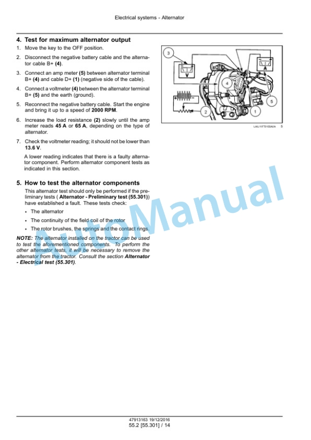 New Holland TD65F, TD75F, TD85F Tractor Service Manual 47913163 5 New Holland TD65F, TD75F, TD85F Tractor Service Manual 47913163 - Image 5