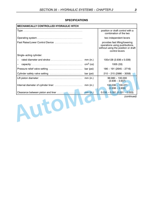 New Holland TD7D, TD95D, TD95D High Clearance Tractor Repair Manual 87572975 3 New Holland TD7D, TD95D, TD95D High Clearance Tractor Repair Manual 87572975-3
