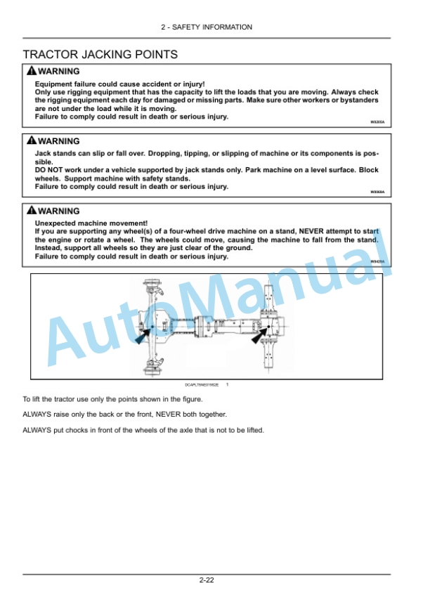 New Holland TD80D HC, TD90D HC, TD95D HC Tractor Operation and Maintenance Manual 47918199 2 New Holland TD80D HC, TD90D HC, TD95D HC Tractor Operation and Maintenance Manual 47918199-2