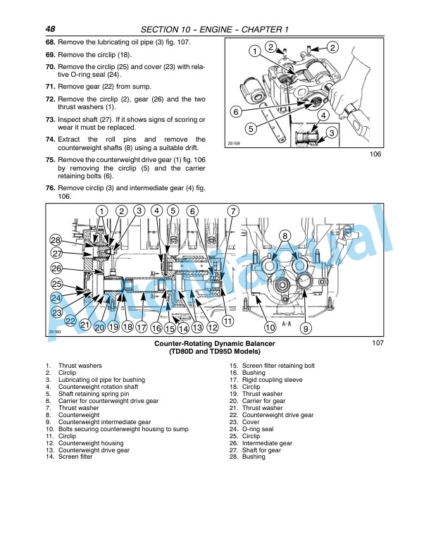 New Holland TD80D, TD95D Tractor Repair Manual 87658939 3 New Holland TD80D, TD95D Tractor Repair Manual 87658939-3
