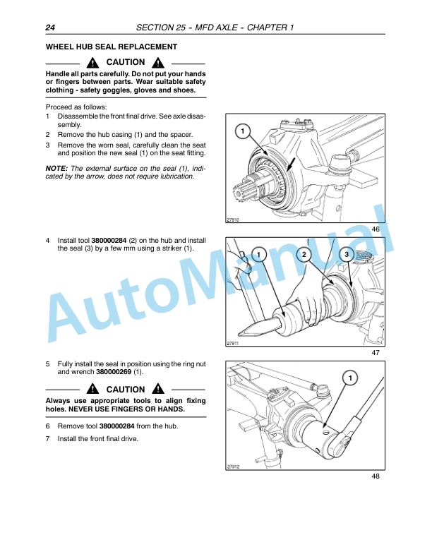 New Holland TD80D, TD95D Tractor Repair Manual 87658940 3 New Holland TD80D, TD95D Tractor Repair Manual 87658940-3