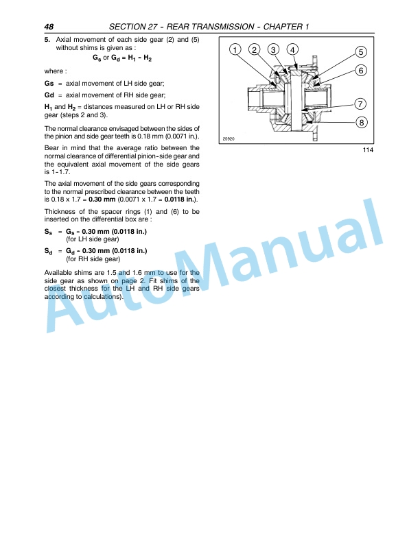 New Holland TD80D, TD95D Tractor Repair Manual 87658940 5 New Holland TD80D, TD95D Tractor Repair Manual 87658940-5