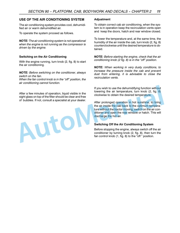 New Holland TD80D, TD95D Tractor Repair Manual 87658942 5 New Holland TD80D, TD95D Tractor Repair Manual 87658942-5