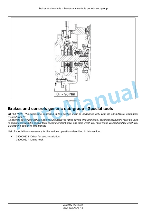 New Holland TD95D HC Tractor Service Manual 48013264 3 New Holland TD95D HC Tractor Service Manual 48013264 - Image 3