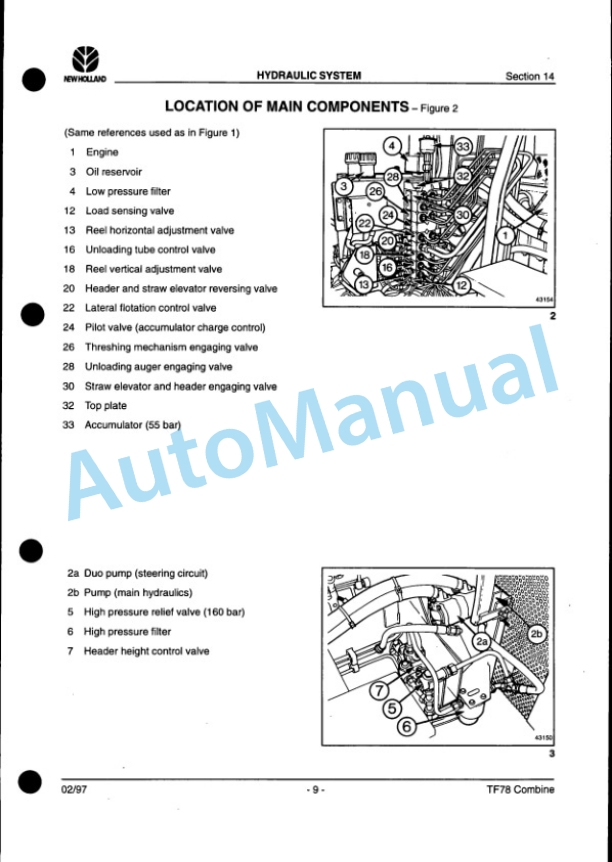 New Holland TF76, TF78 Tractor Repair Manual 6046401600 2 New Holland TF76, TF78 Tractor Repair Manual 6046401600 - Image 2