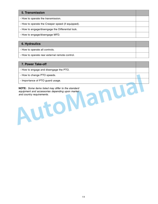 New Holland TG210, TG230, TG255, TG285 Maintenance and Delivery Guide 87020968 3 New Holland TG210, TG230, TG255, TG285 Maintenance and Delivery Guide 87020968-3