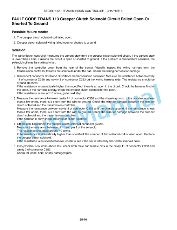 New Holland TG210, TG230, TG255, TG285 Repair Manual 87025511 2 New Holland TG210, TG230, TG255, TG285 Repair Manual 87025511-2