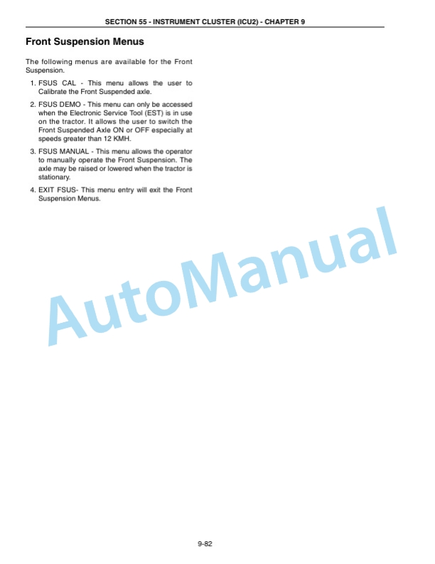 New Holland TG210, TG230, TG255, TG285 Tractor Repair Manual 87367128 4 New Holland TG210, TG230, TG255, TG285 Tractor Repair Manual 87367128-4