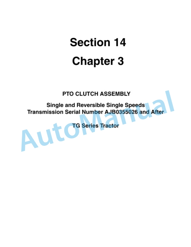 New Holland TG210, TG230, TG255, TG285 Tractor Repair Manual 87367129 4 New Holland TG210, TG230, TG255, TG285 Tractor Repair Manual 87367129-4