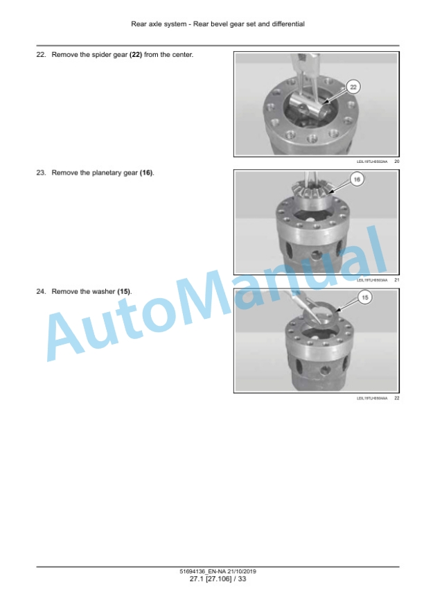 New Holland Th6.28 Tier 4B Final Telescopic Handler Service Manual 51694136 2 New Holland Th6.28 Tier 4B Final Telescopic Handler Service Manual 51694136 - Image 2