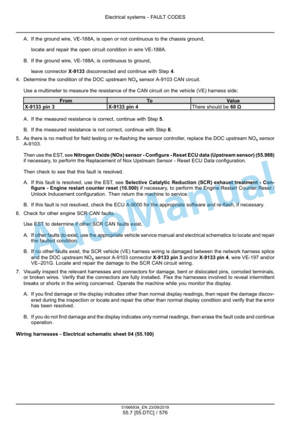 New Holland TH6.32, TH6.36, TH7.32, TH7.37, TH7.42, TH9.35 Tier 4B Final Telescopic Handler Service Manual 51666934 5 New Holland TH6.32, TH6.36, TH7.32, TH7.37, TH7.42, TH9.35 Tier 4B Final Telescopic Handler Service Manual 51666934 - Image 5
