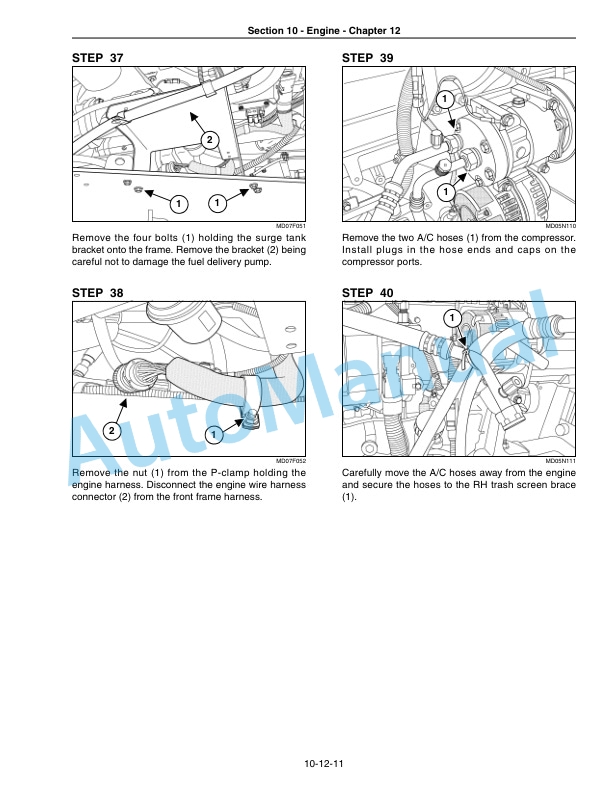 New Holland TJ, T9000 Series Tractor Repair Manual 87740915 3 New Holland TJ, T9000 Series Tractor Repair Manual 87740915-3