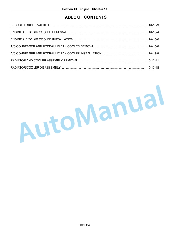 New Holland TJ, T9000 Series Tractor Repair Manual 87740915 4 New Holland TJ, T9000 Series Tractor Repair Manual 87740915-4