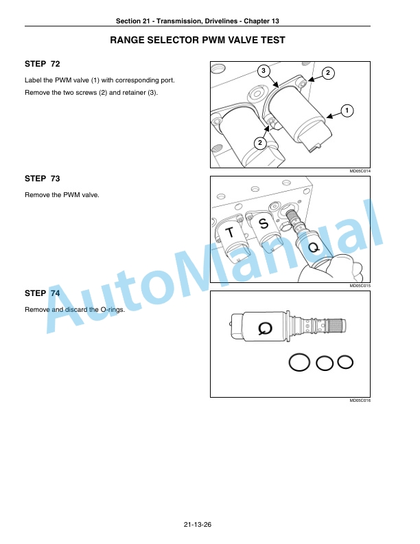 New Holland TJ, T9000 Series Tractor Repair Manual 87740916 5 New Holland TJ, T9000 Series Tractor Repair Manual 87740916-5