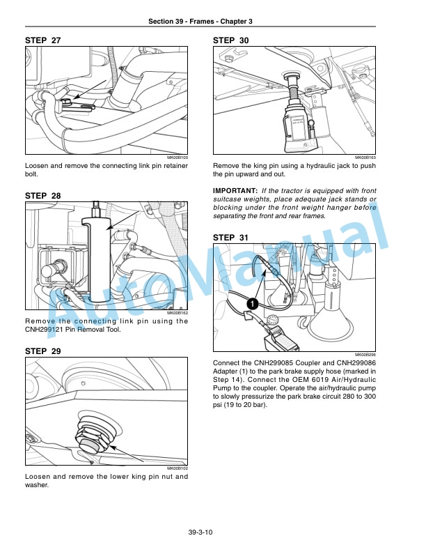 New Holland TJ, T9000 Series Tractor Repair Manual 87740917 3 New Holland TJ, T9000 Series Tractor Repair Manual 87740917-3