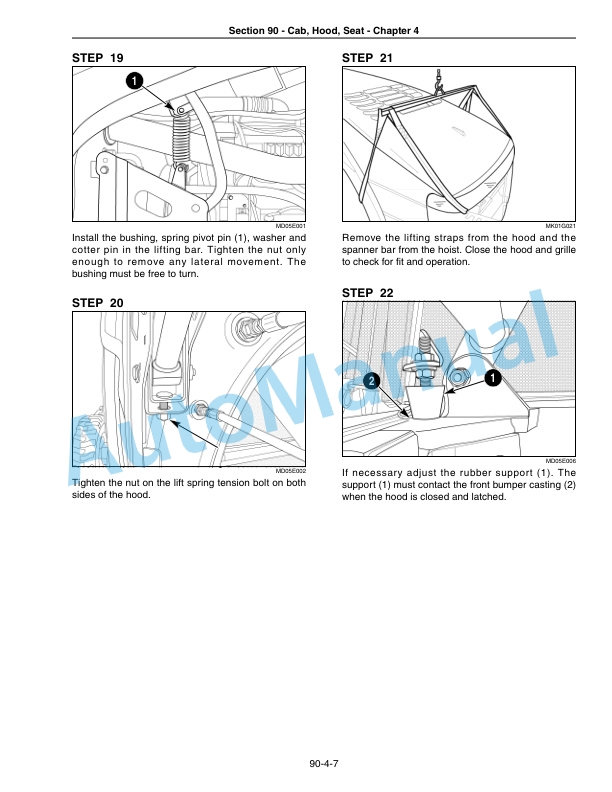 New Holland TJ, T9000 Series Tractor Repair Manual 87740919 5 New Holland TJ, T9000 Series Tractor Repair Manual 87740919-5