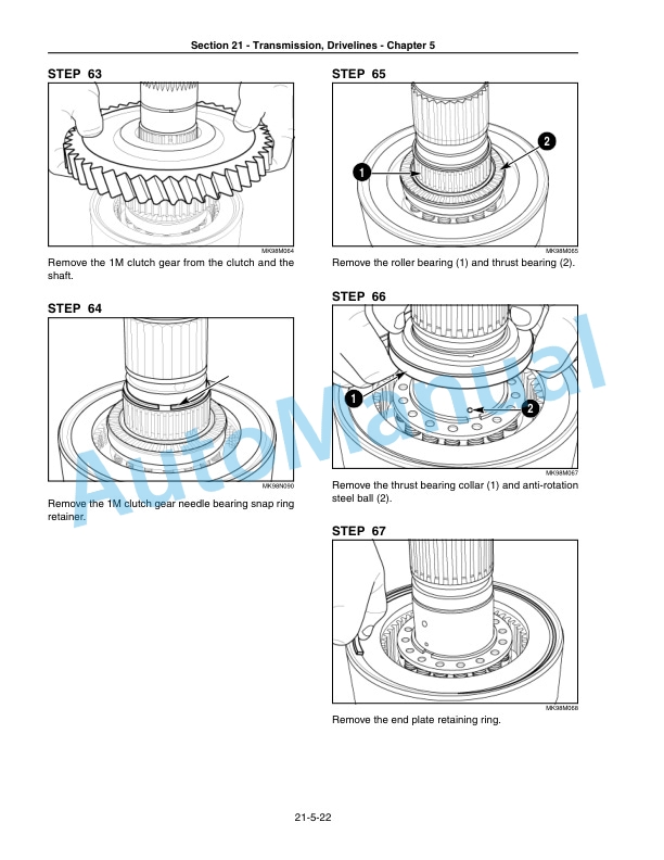 New Holland TJ280, TJ330, TJ380, TJ430, TJ480, TJ530 Tractor Repair Manual 87525643-2