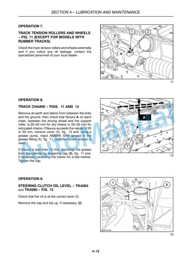 New Holland TK4020, TK4030, TK4040, TK4050, TK4060 Tractor Operation and Maintenance Manual 84317803 4 New Holland TK4020, TK4030, TK4040, TK4050, TK4060 Tractor Operation and Maintenance Manual 84317803-4