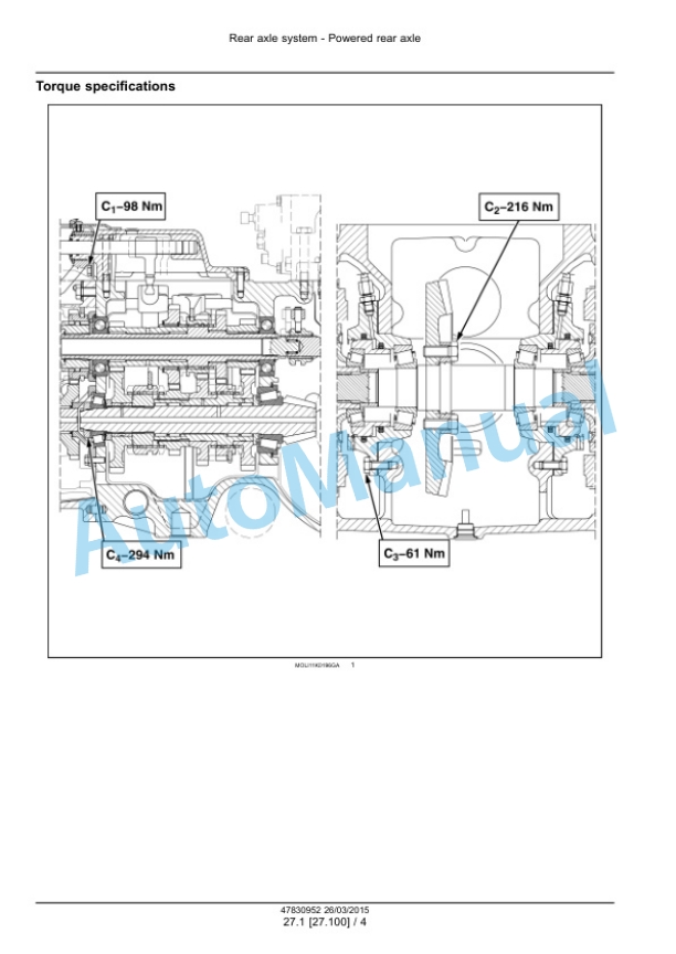 Alternative view of New Holland TK4020F, TK4020V, TK4030, TK4030F, TK4030V, TK4040, TK4040M, TK4050, TK4050M, TK4060 Tractor Service Manual 47830952