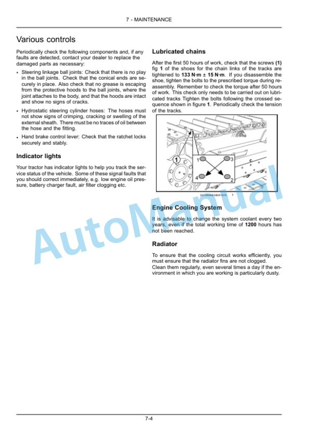 New Holland TK4030V, TK4050, TK4050M, TK4060 Tractor Operation and Maintenance Manual 47768430 4 New Holland TK4030V, TK4050, TK4050M, TK4060 Tractor Operation and Maintenance Manual 47768430-4