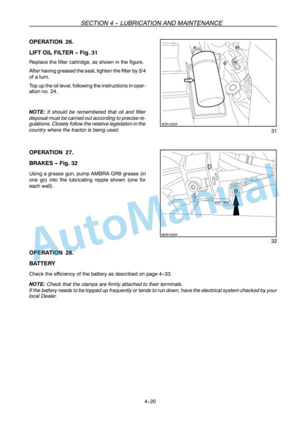 New Holland TK4030V, TK4050, TK4050M, TK4060 Tractor Operation and Maintenance Manual 84157131 4 New Holland TK4030V, TK4050, TK4050M, TK4060 Tractor Operation and Maintenance Manual 84157131 - Image 4