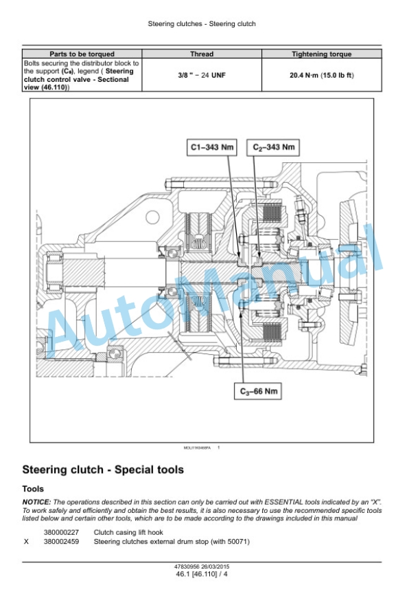 New Holland TK4030V, TK4050, TK4050M, TK4060 Tractor Service Manual 47869949 3 New Holland TK4030V, TK4050, TK4050M, TK4060 Tractor Service Manual 47869949 - Image 3