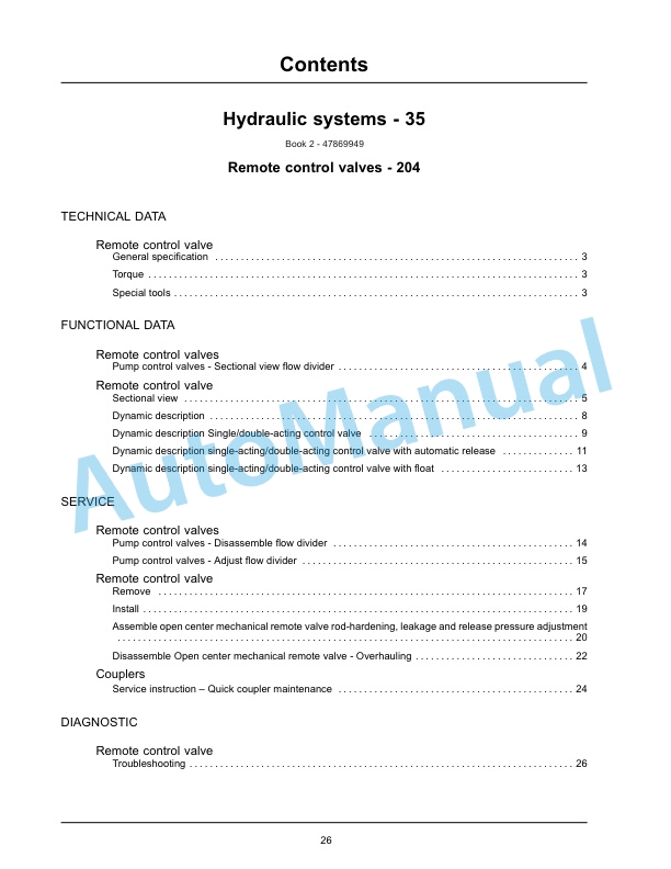 New Holland TK4030V, TK4050, TK4050M, TK4060 Tractor Service Manual 47869951 4 New Holland TK4030V, TK4050, TK4050M, TK4060 Tractor Service Manual 47869951-4